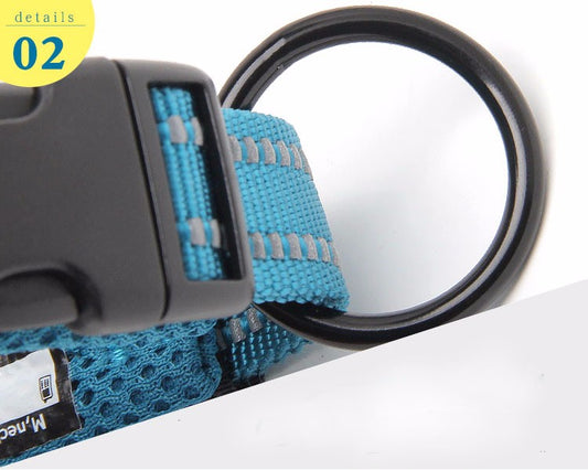 Adjustable Mesh Padded Dog Collar